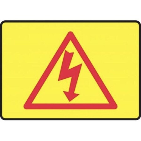 Accuform HIGH VOLTAGE AND HAZARD SIGN 10 X MELC535VS MELC535VS